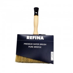 Water Brushes, Pure Bristles - Octagonal Handles 7"