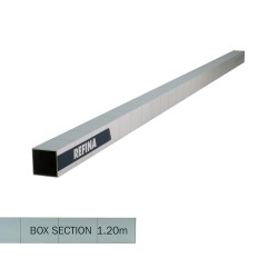 Aluminium 50.8 x 50.8mm Scribed Box Section Profile 120cm
